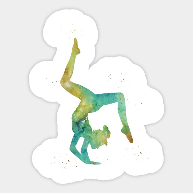 Gymnastics girl Sticker by erzebeth